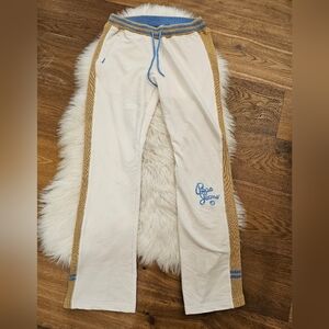 Vintage Pepe Jeans Cream and Blue Bottoms